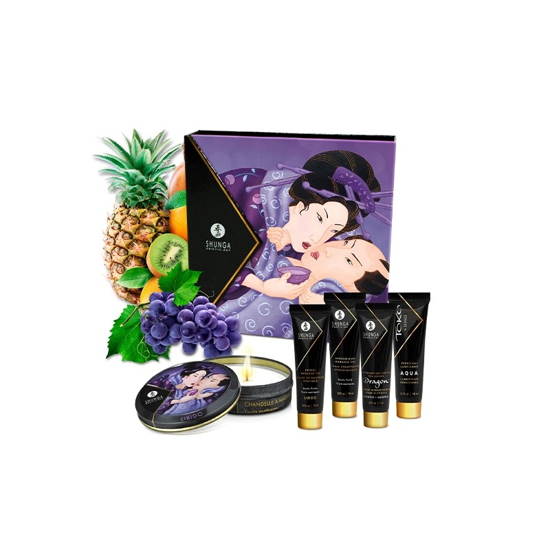 Zestaw akcesoriów - Shunga Geishas Secret Kit Exotic Fruits